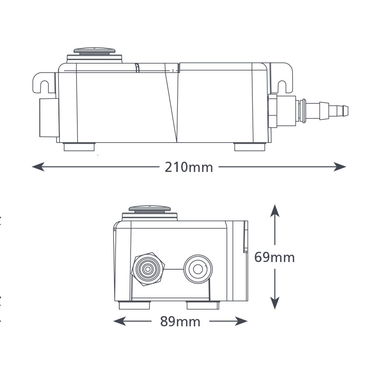 Mini Tank dimensão