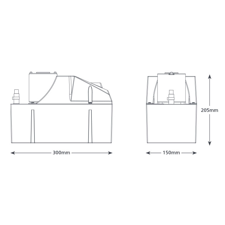 Hot Water Economy dimensions