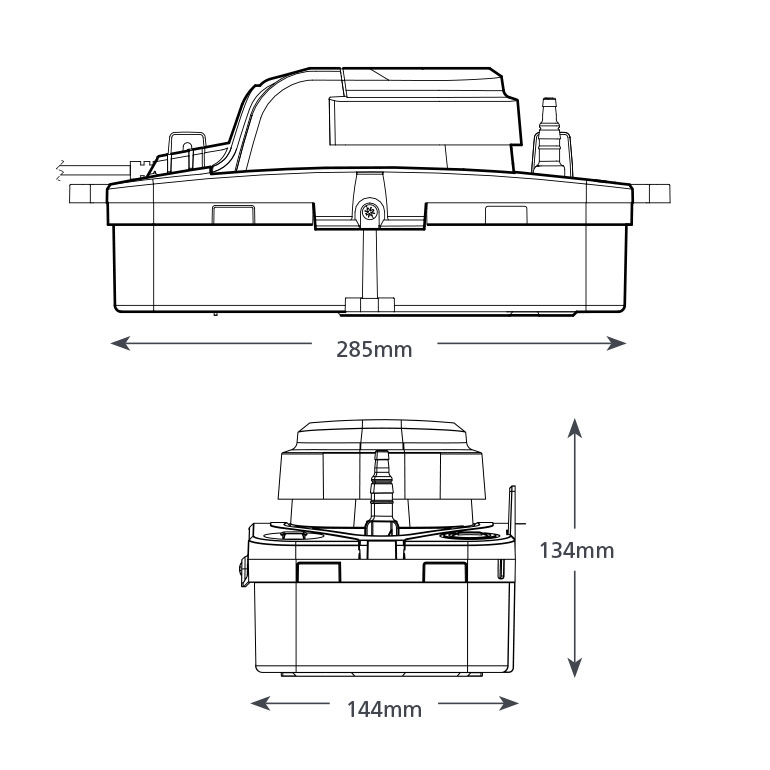 Max Hi-Flow  dimensiones