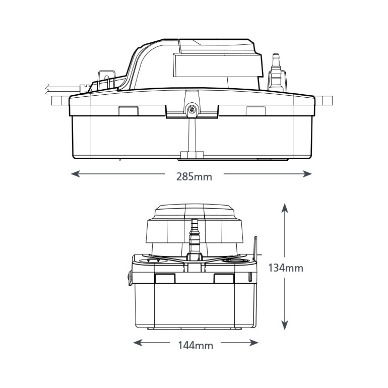 Hi-Capacity dimensions