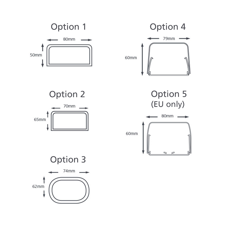 Trunking dimensions