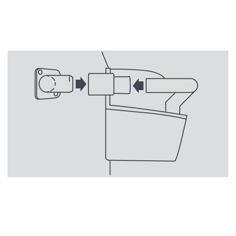 Adaptador de Caucho – Bombas con depósito instalación