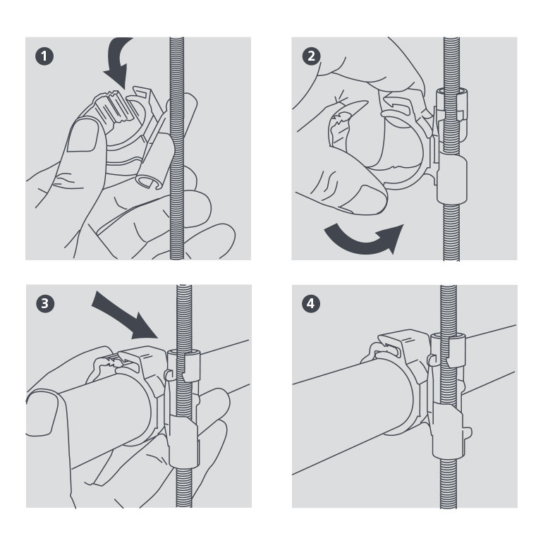 Stud Clip installation