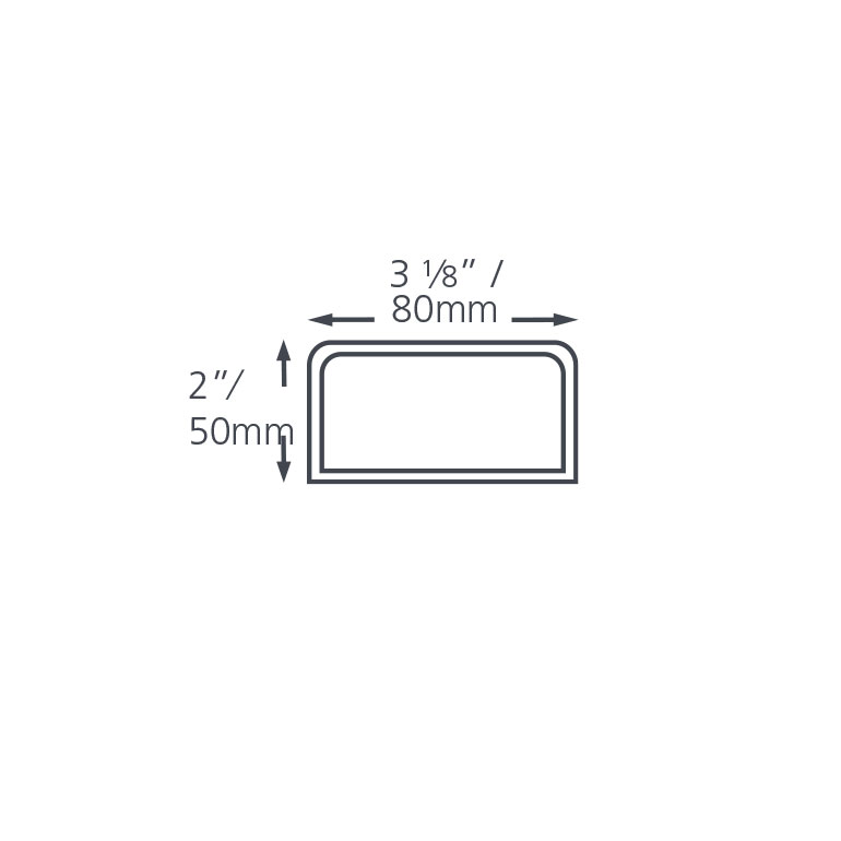 Slimline trunking dimensions