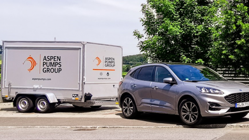 The trailer on tour in Austria